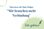 Titelbild: Wir brauchen mehr Verbindung: Interview mit Nina Finken