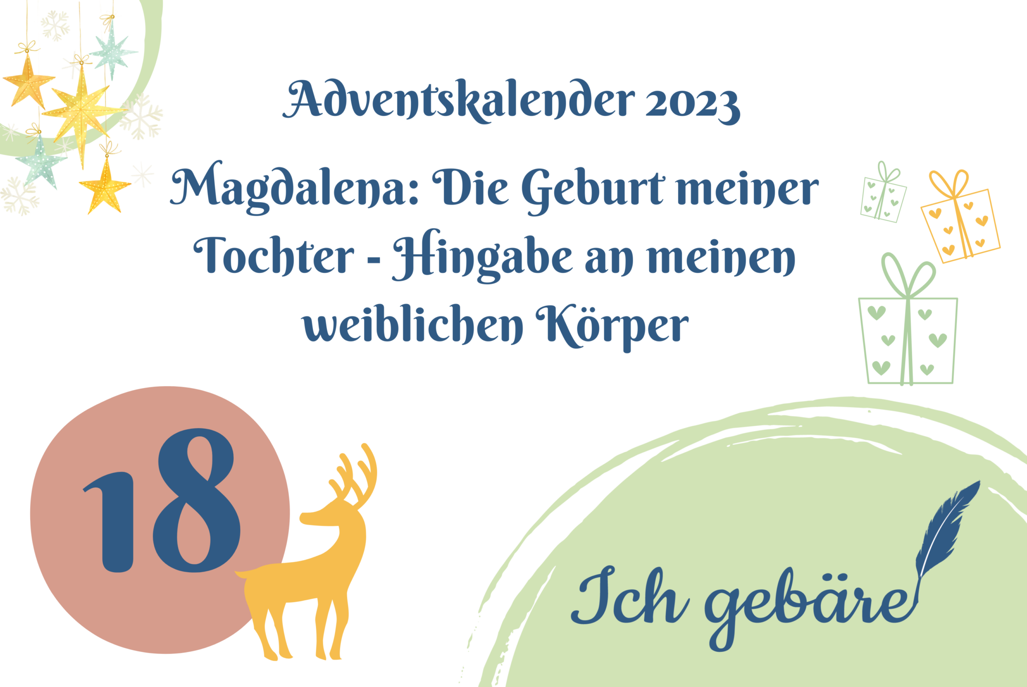 Magdalena: Die Geburt meiner Tochter - Hingabe an meinen weiblichen ...