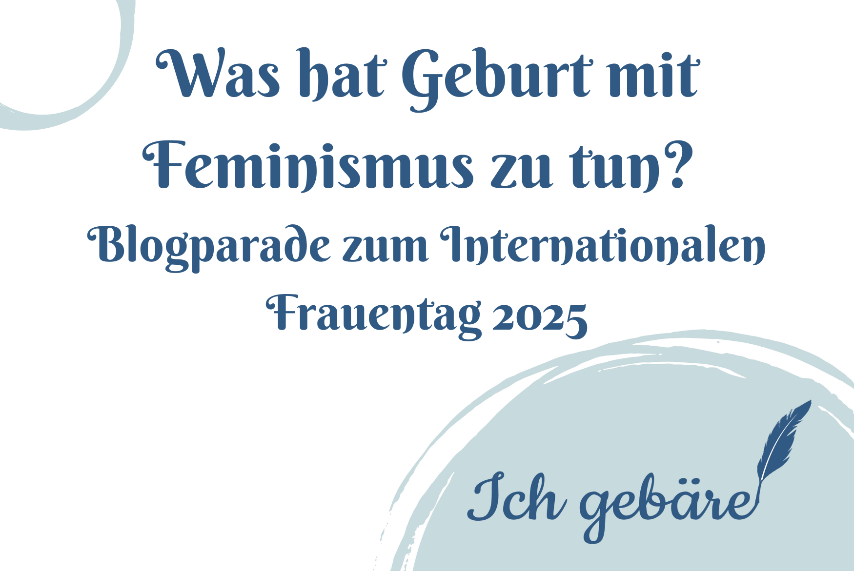 Titelbild: Was hat Geburt mit Feminismus zu tun?